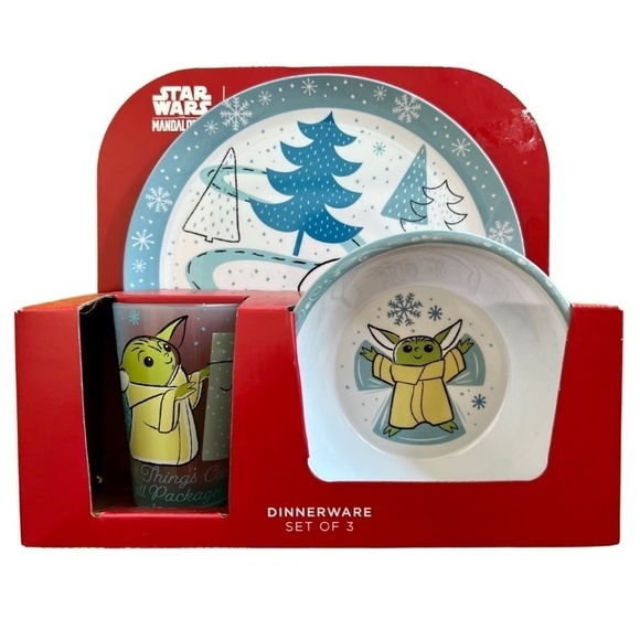 Child’s Star Wars, (Mandalorian) dinnerware set NWT - Picture 1 of 6